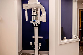 Inside view of CBCT scanner in Corpus Christi